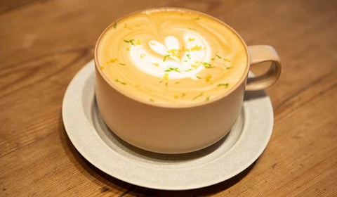 シーズナルメニュー:金木犀ラテ