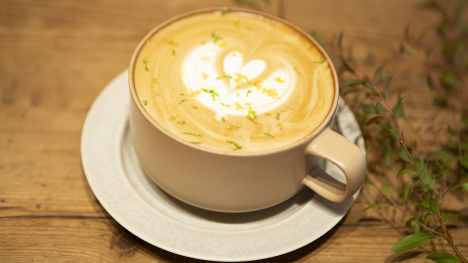 シーズナルメニュー:金木犀ラテ