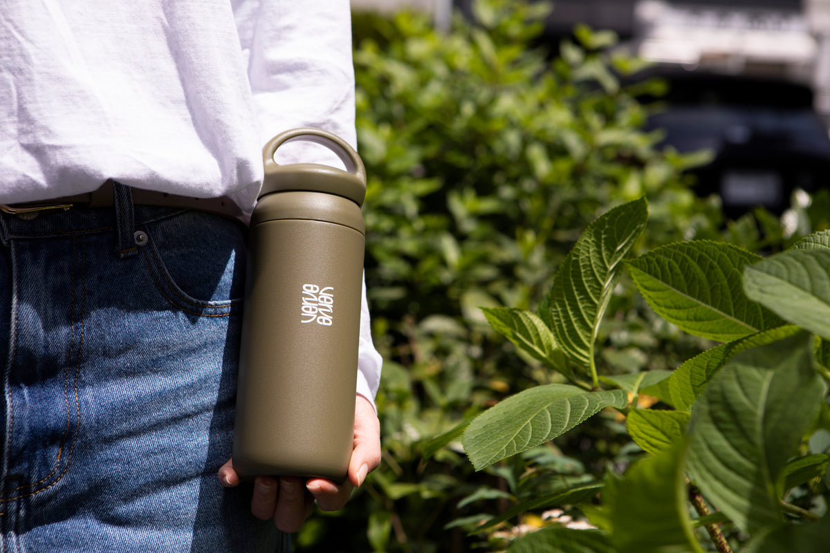 7th Anniv LINE LOGO DAY OFF TUMBLER - KHAKI