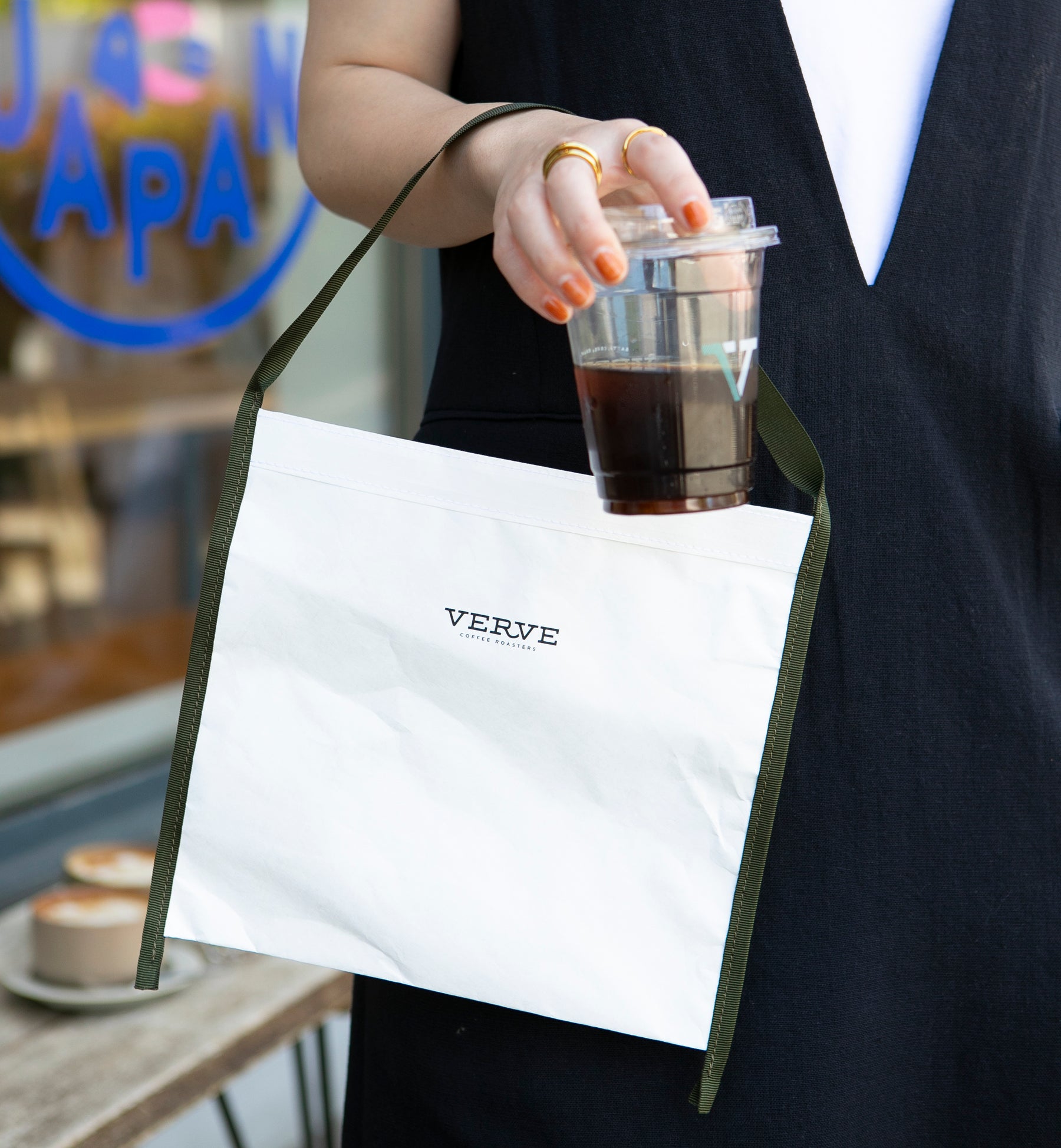 Tyvek tote ‑ Olive