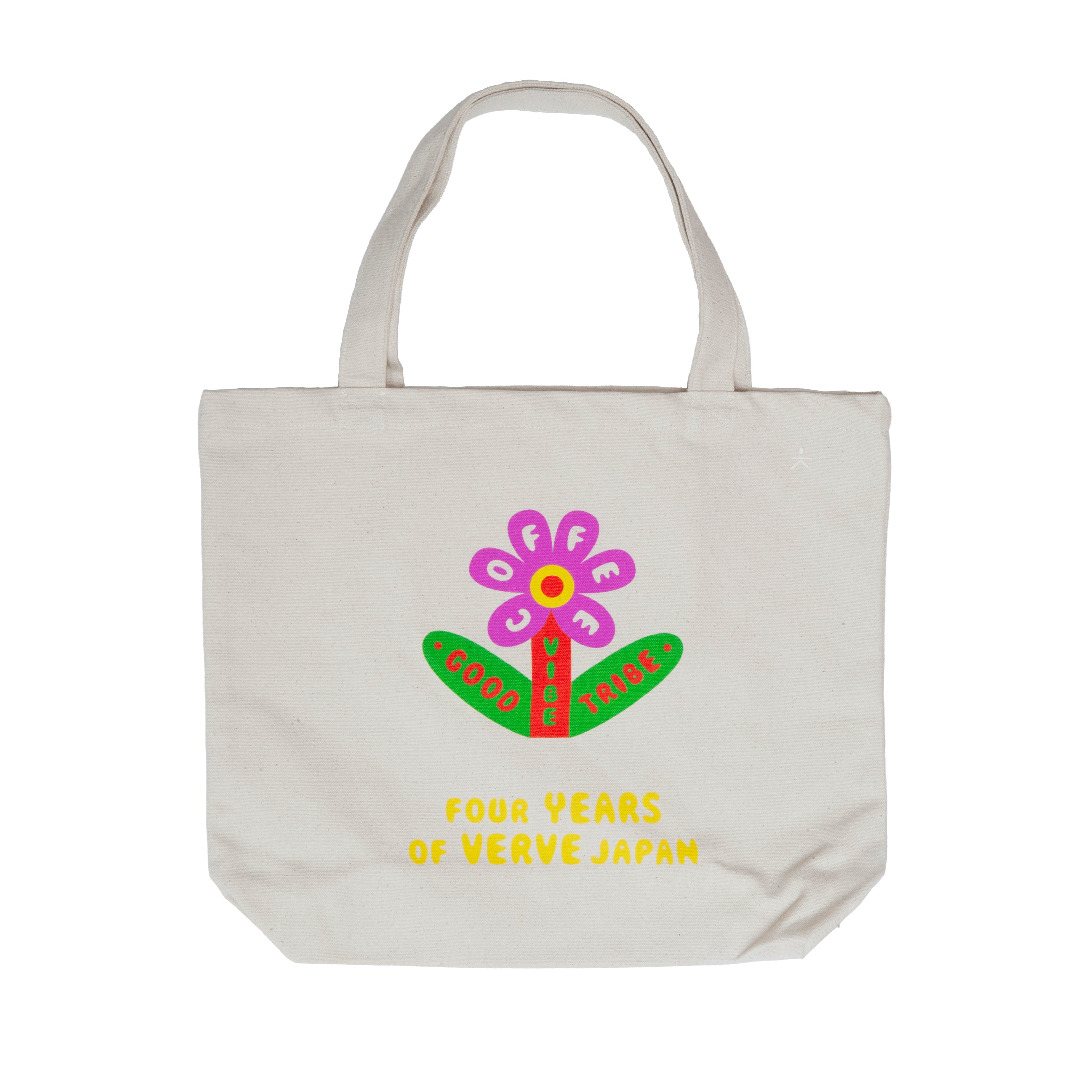 ORGANIC CANVAS TOTE BAG - GOOD VIBE TRIBE