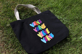 ORGANIC CANVAS TOTE BAG - BUTTERFLY