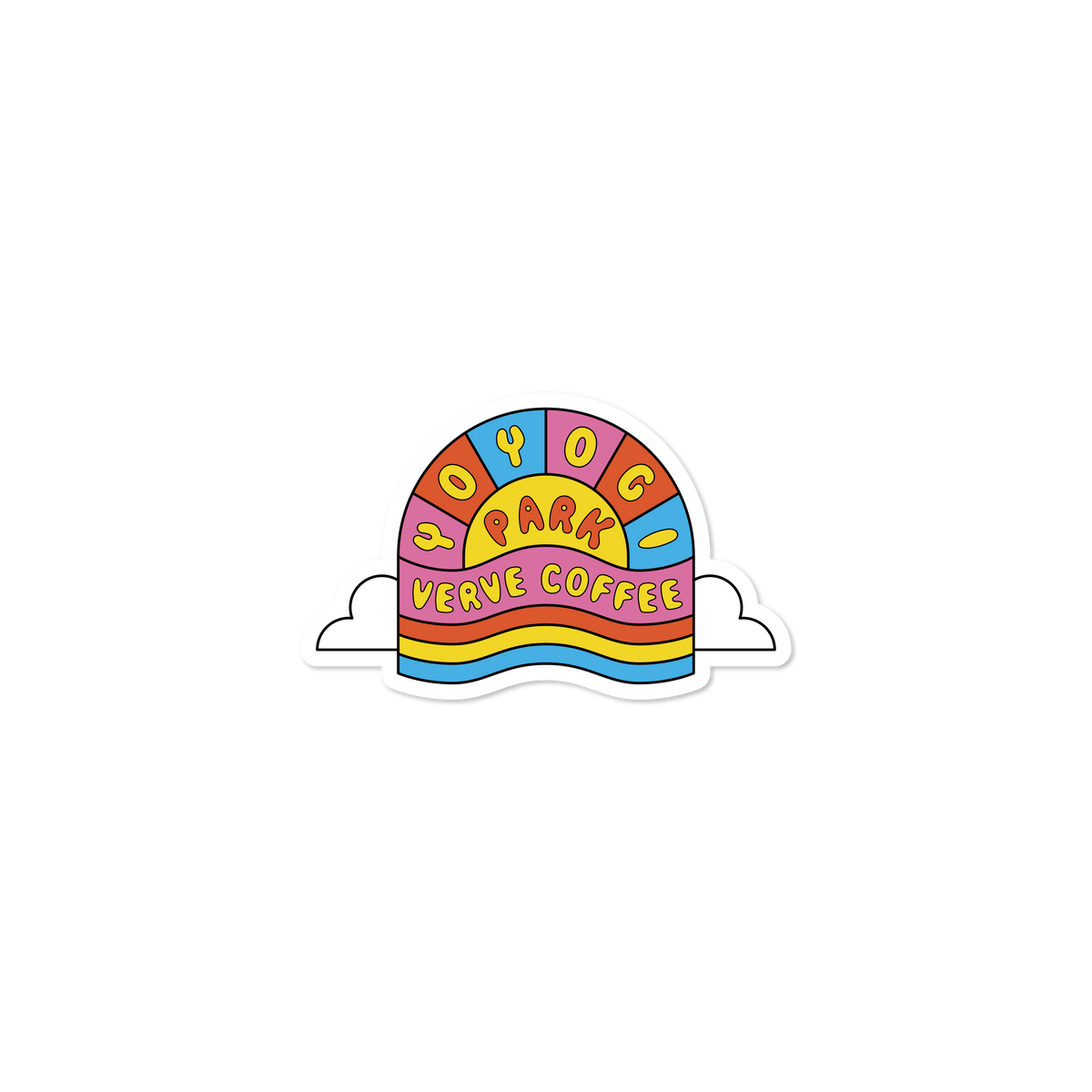 Yoyogi Park RAINBOW STICKER